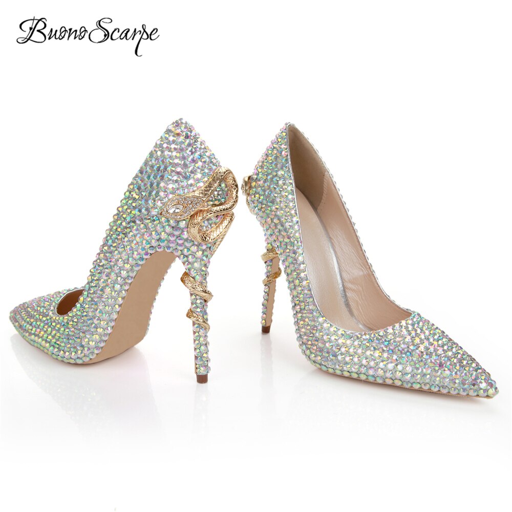 Crystal Brand Design High Heel Pumps