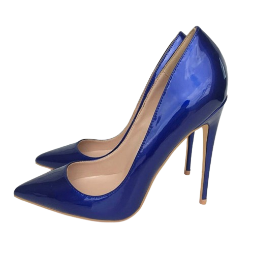 Blue Sequence Heels