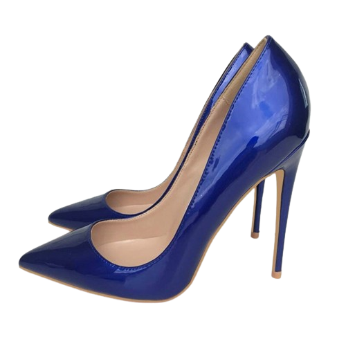 Blue Sequence Heels