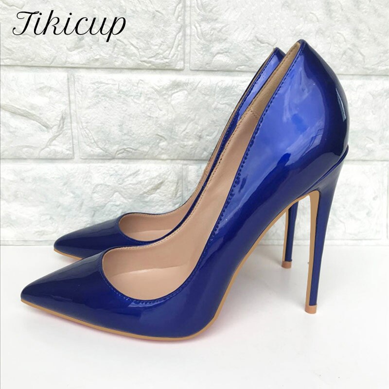 Blue Sequence Heels