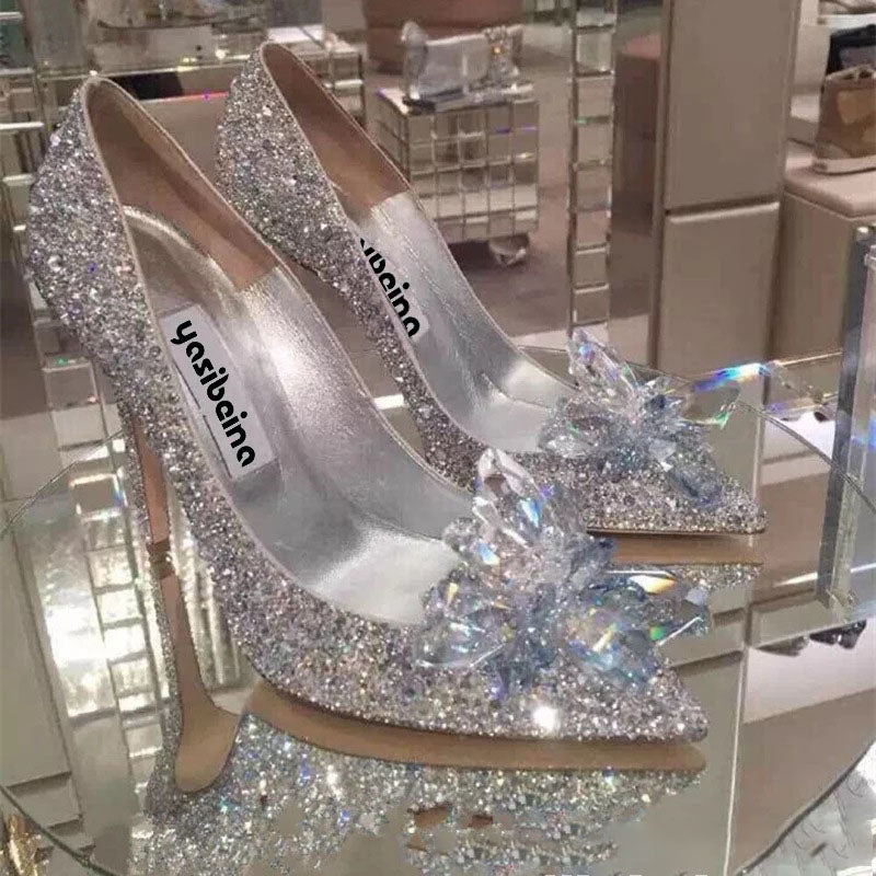 Diamond Crystal High Heels