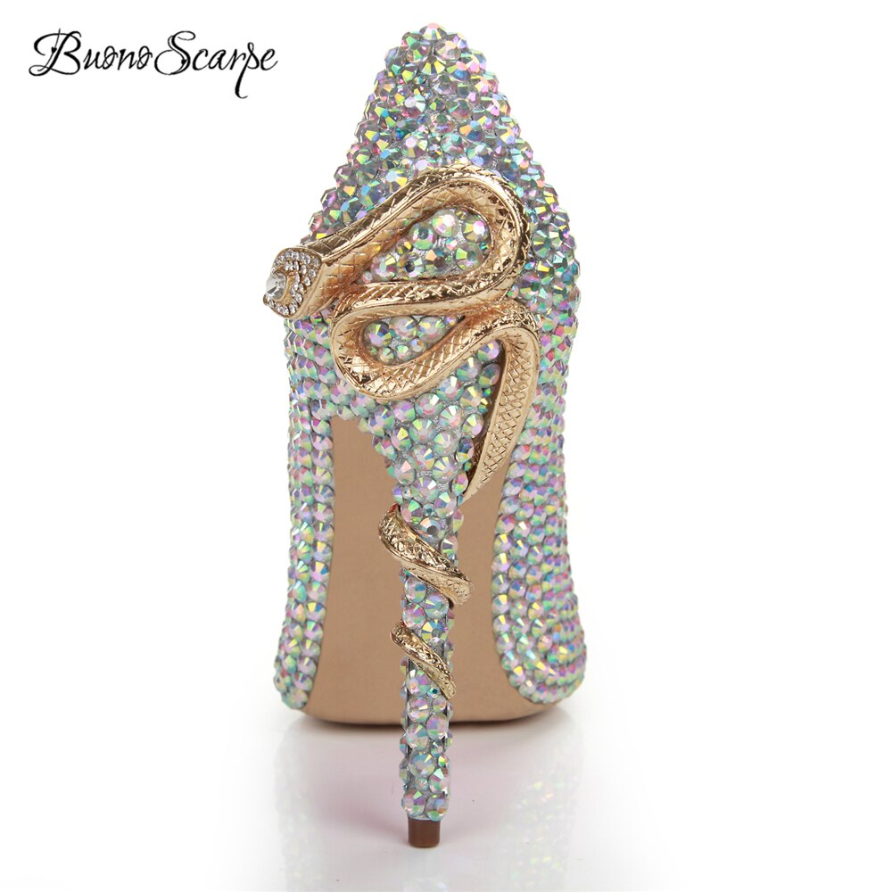 Crystal Brand Design High Heel Pumps