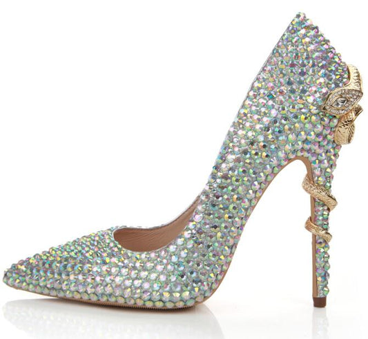 Crystal Brand Design High Heel Pumps