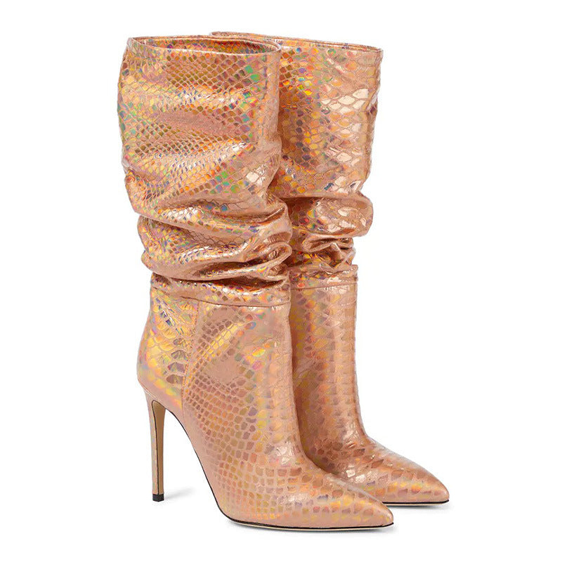 Metallic Boots