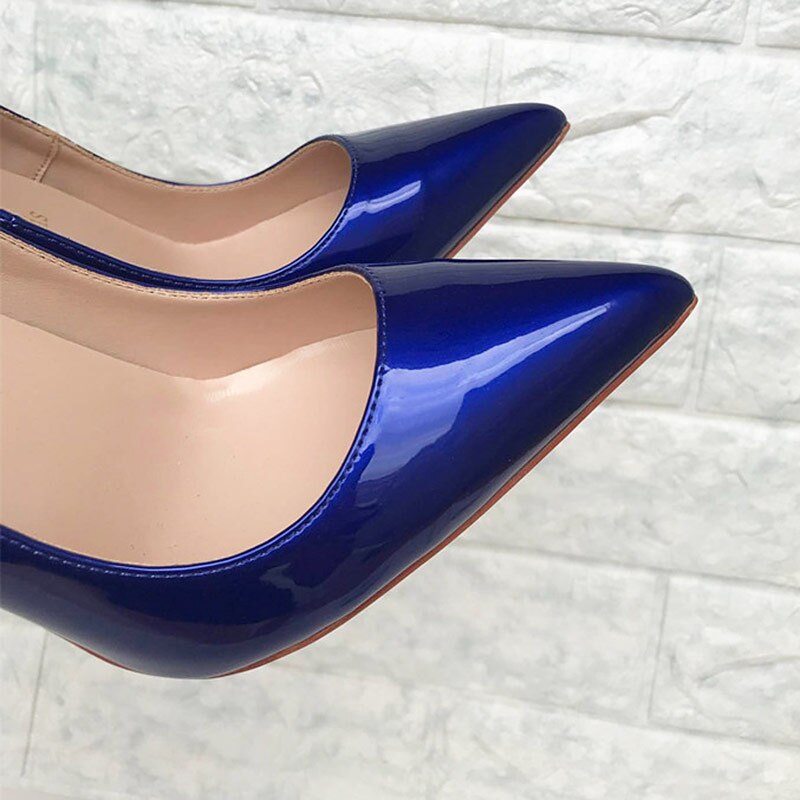 Blue Sequence Heels