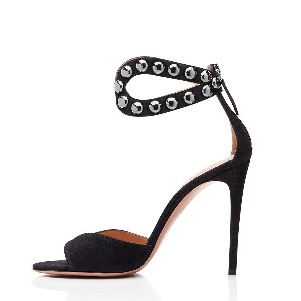 Rivet High Heel Sandals