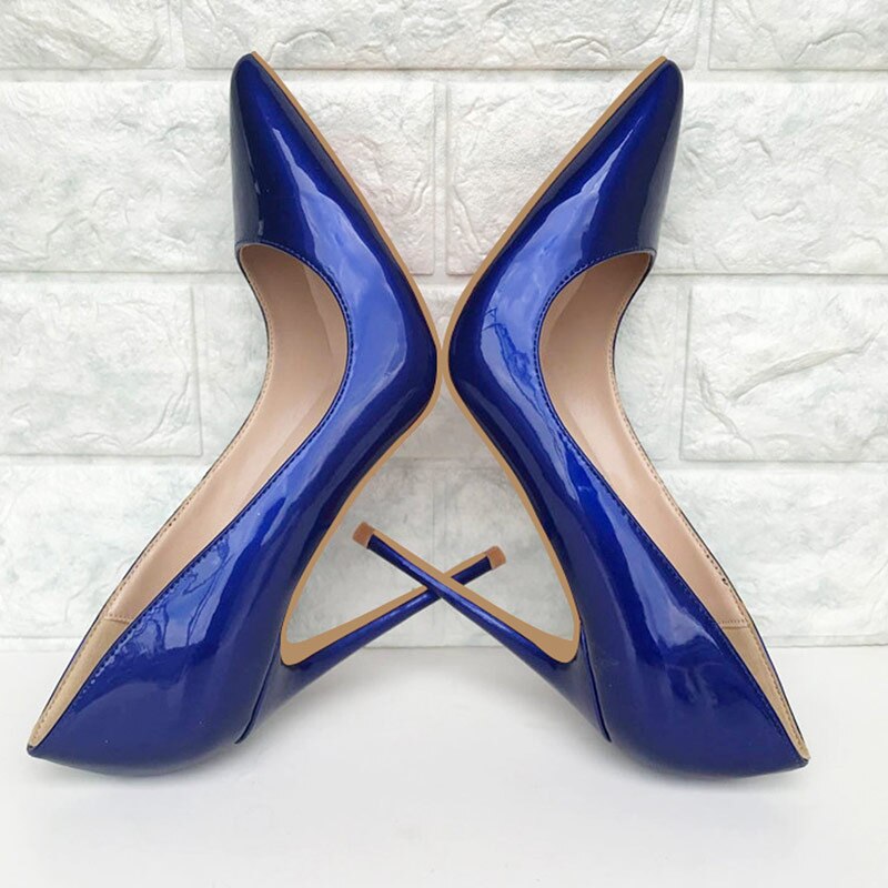 Blue Sequence Heels