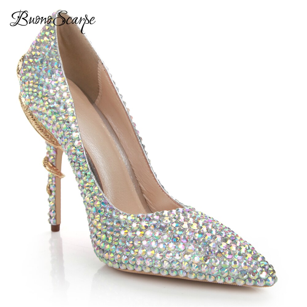 Crystal Brand Design High Heel Pumps