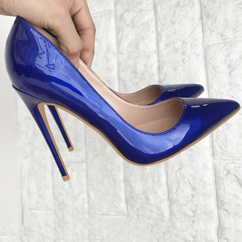 Blue Sequence Heels