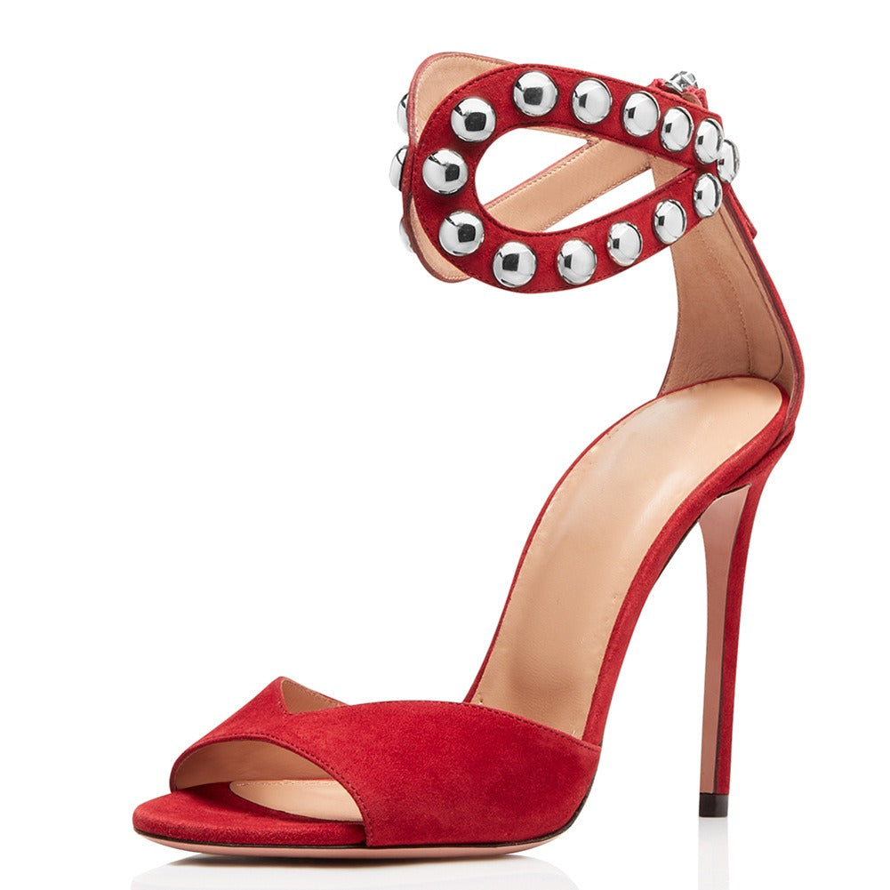 Rivet High Heel Sandals