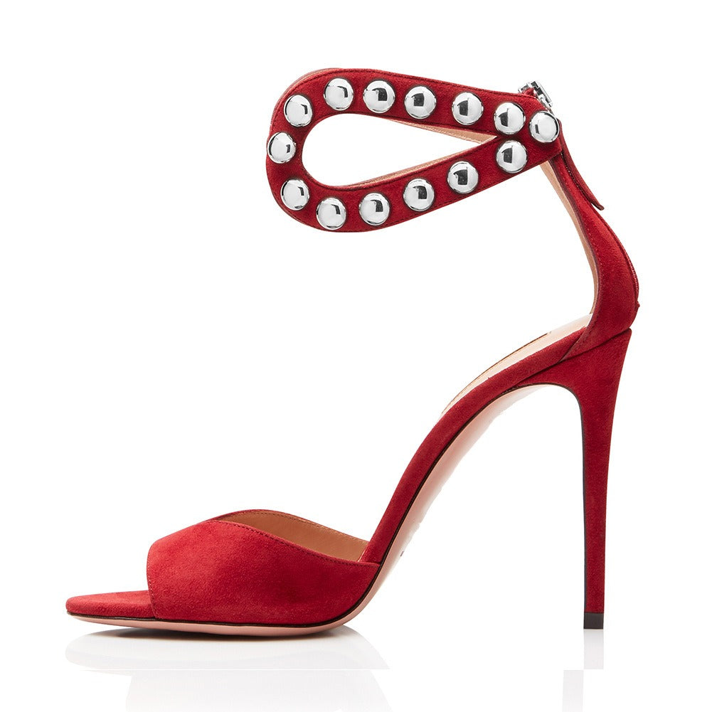 Rivet High Heel Sandals